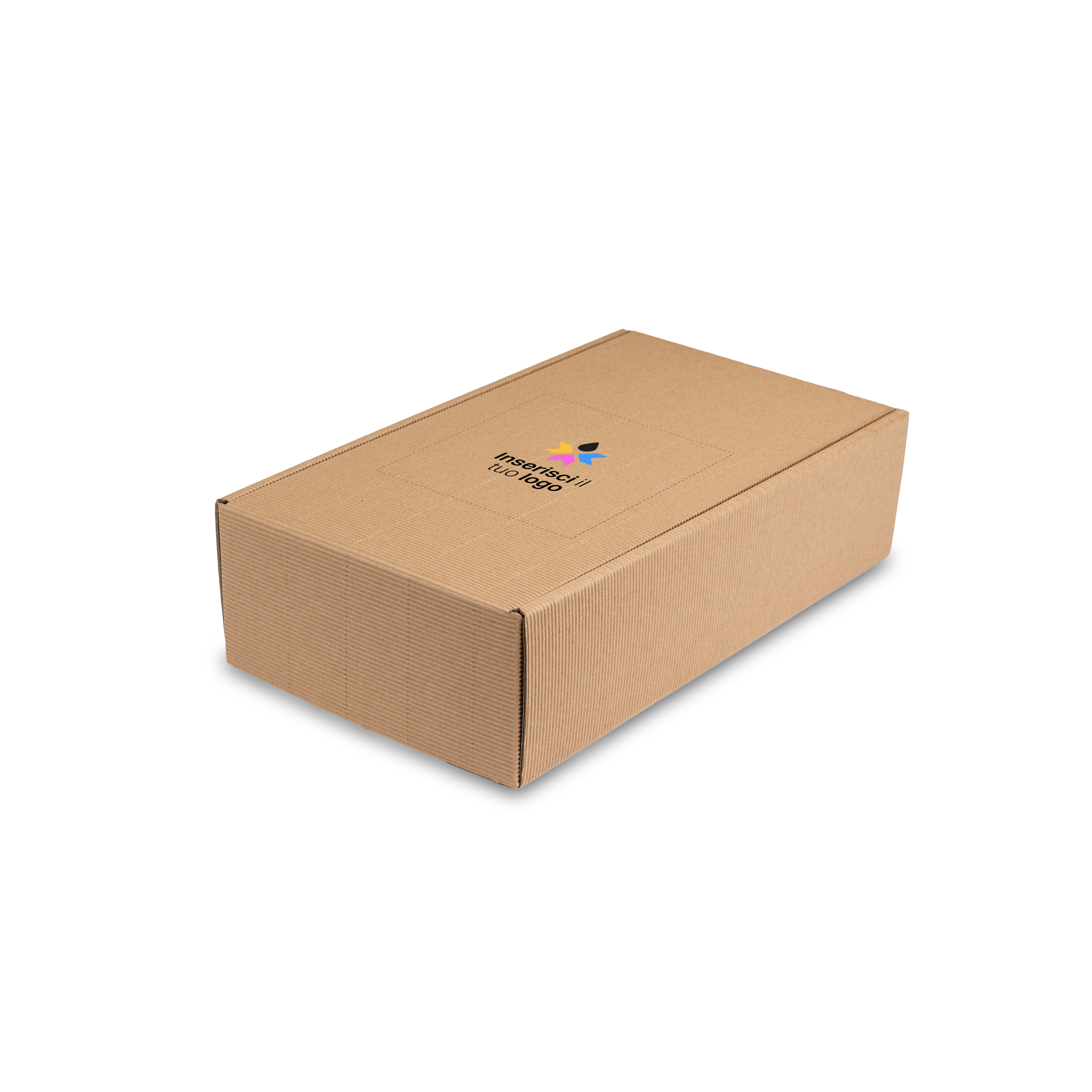 Scatole porta bottiglia avana- Printcentral - - -