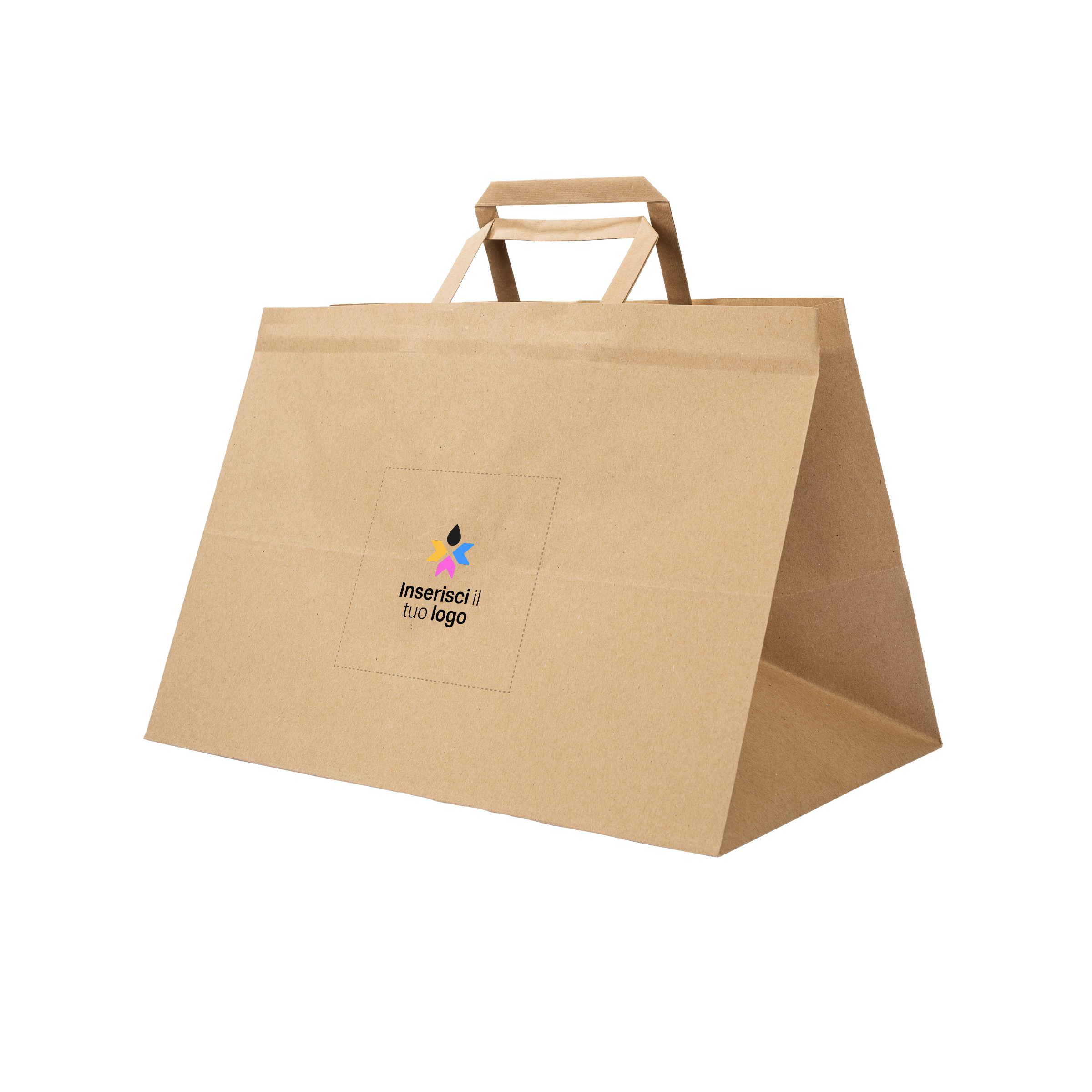 Shopper in carta Basic Take away avana- Printcentral - - -