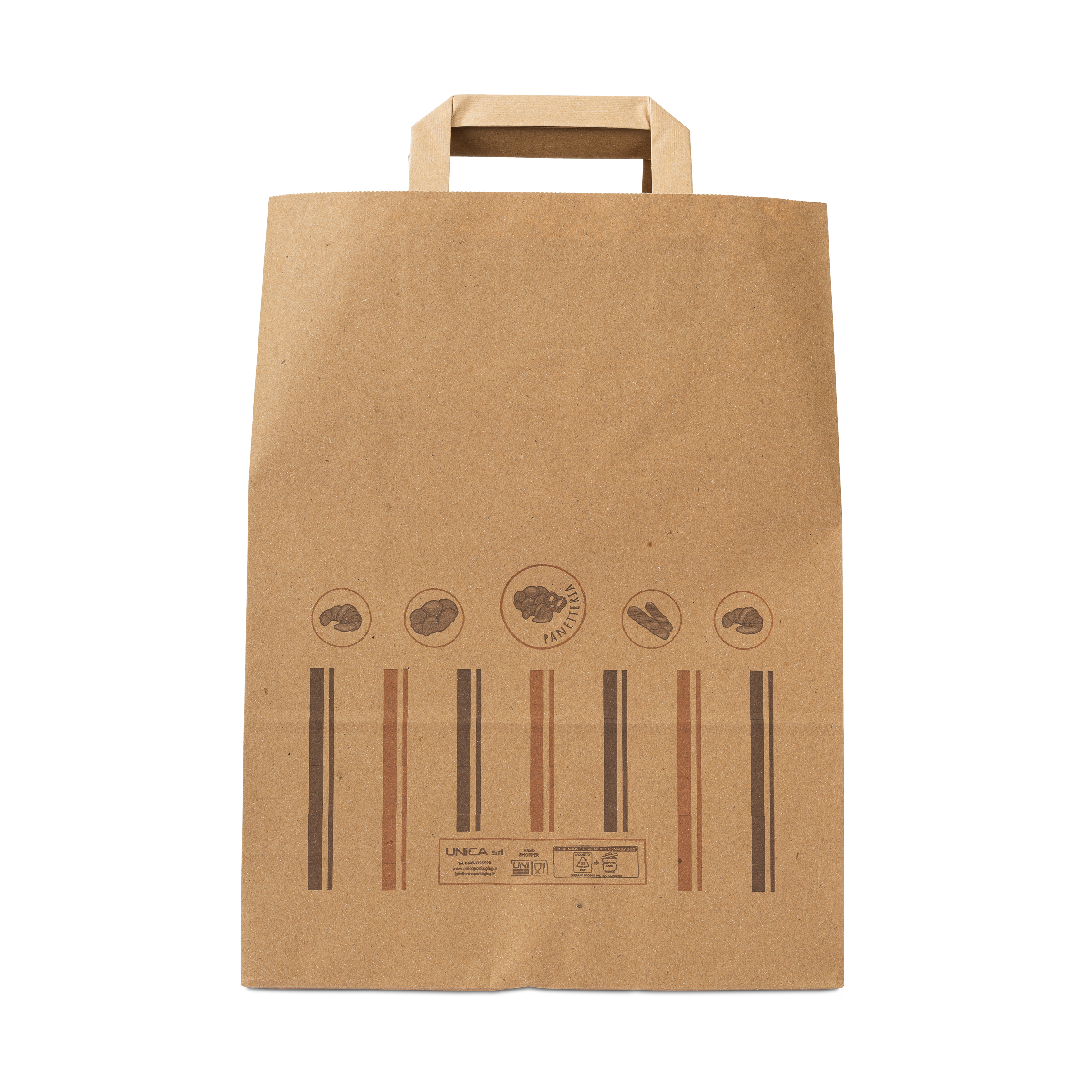 Shopper in carta Foodbag Panetteria avana- Printcentral - - -