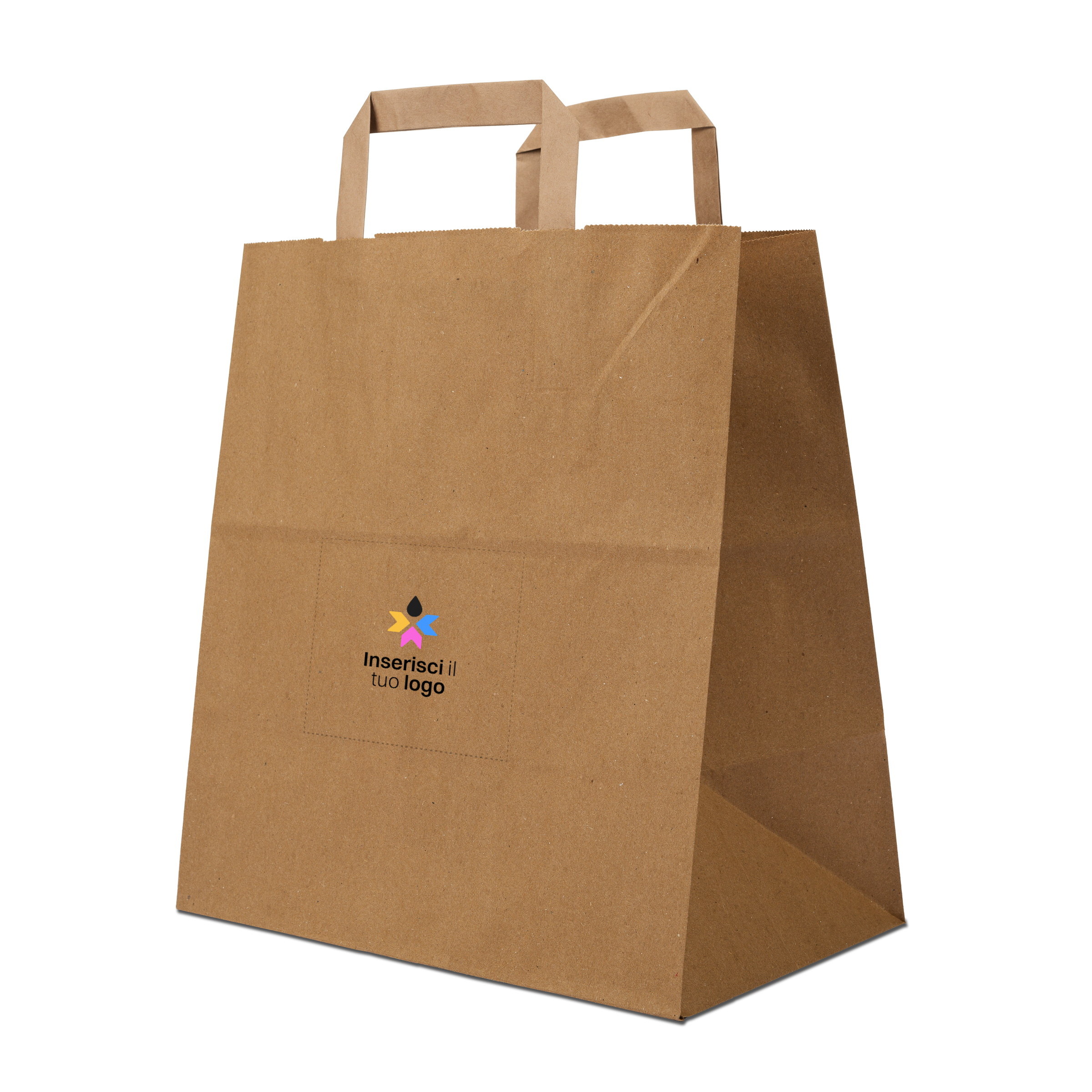Shopper in carta Basic Take away avana- Printcentral - - -
