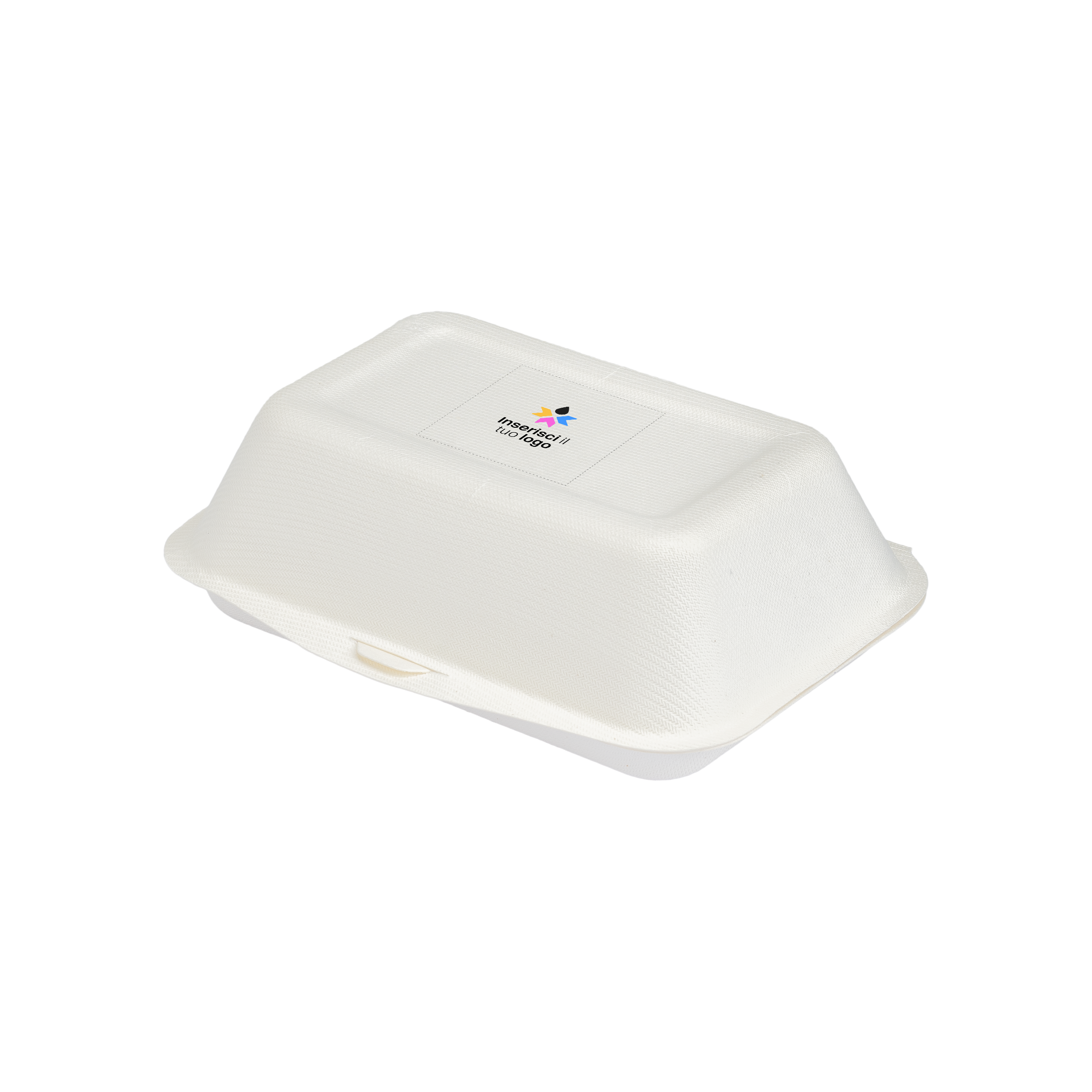 Contenitori polpa di cellulosa bianco- Printcentral - - -