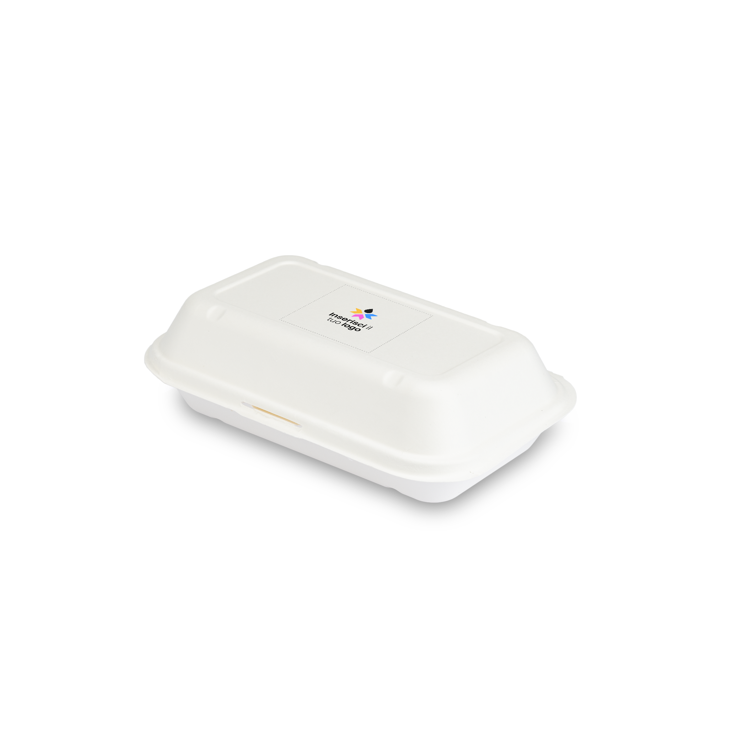 Contenitori polpa di cellulosa bianco- Printcentral - - -