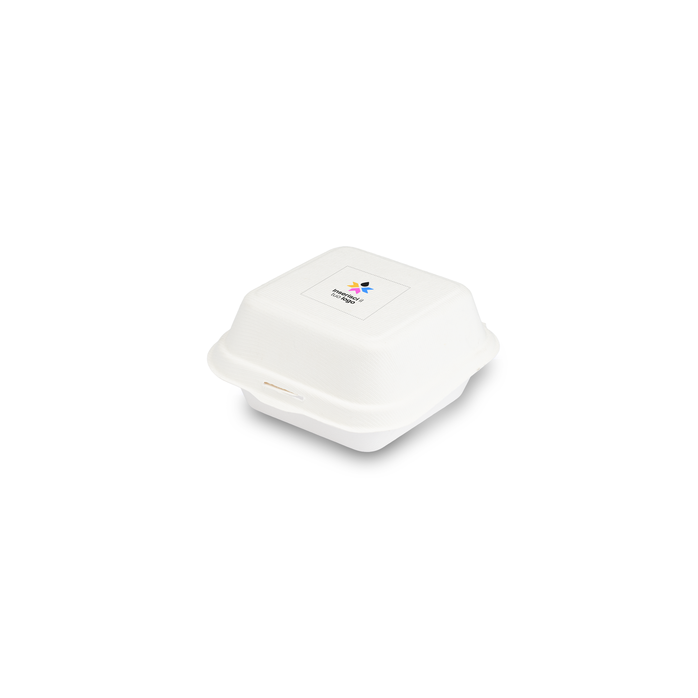 Contenitori polpa di cellulosa bianco- Printcentral - - -