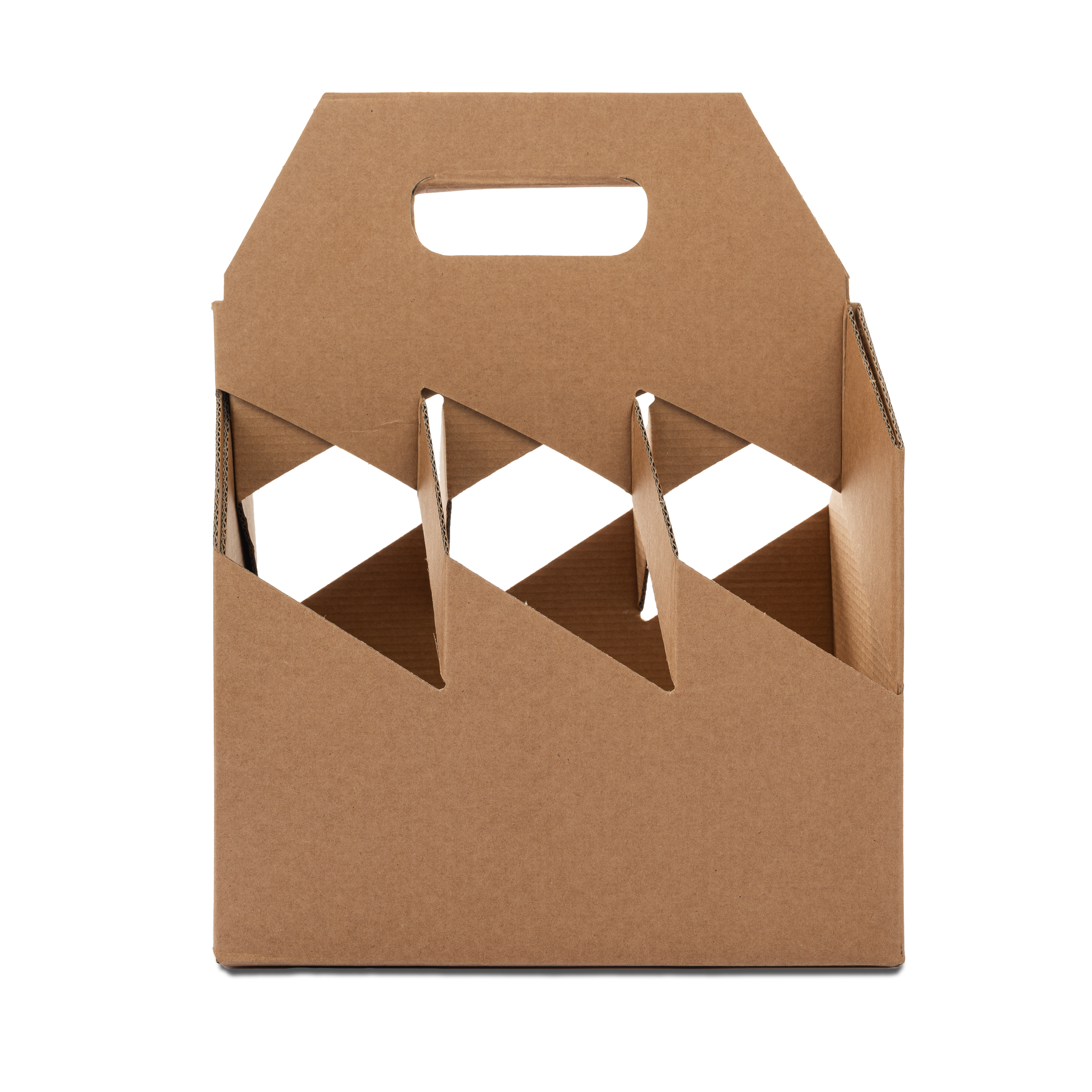 Scatole porta bottiglia avana- Printcentral - - -