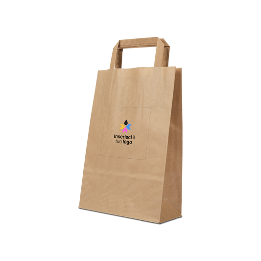 Shopper in carta Basic avana- Printcentral - - -