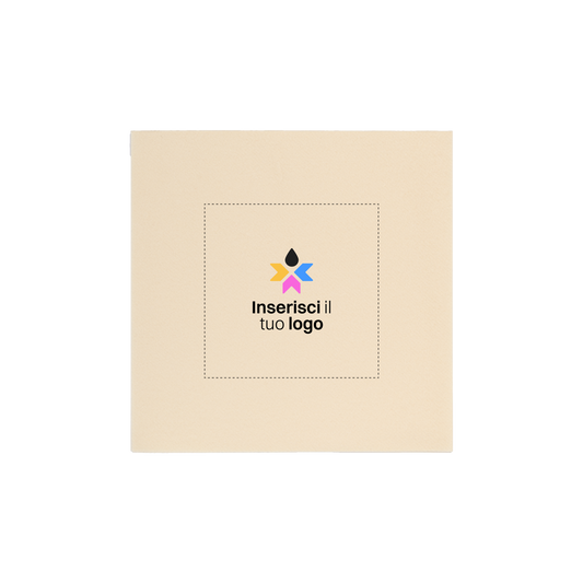 Tovaglioli carta secca fondo pieno champagne- Printcentral - - -