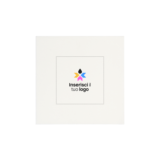 Tovaglioli carta secca fondo pieno bianco- Printcentral - - -