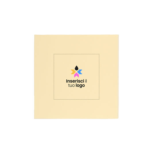 Tovaglioli microincollati fondo pieno crema- Printcentral - - -