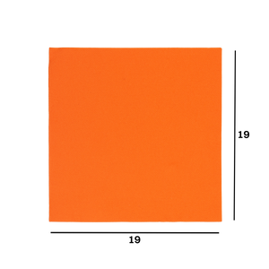 Tovaglioli microincollati fondo pieno arancio- Printcentral - - -