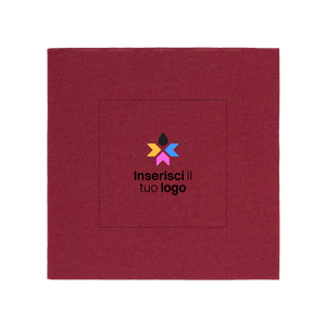 Tovaglioli microincollati fondo pieno bordeaux- Printcentral - - -