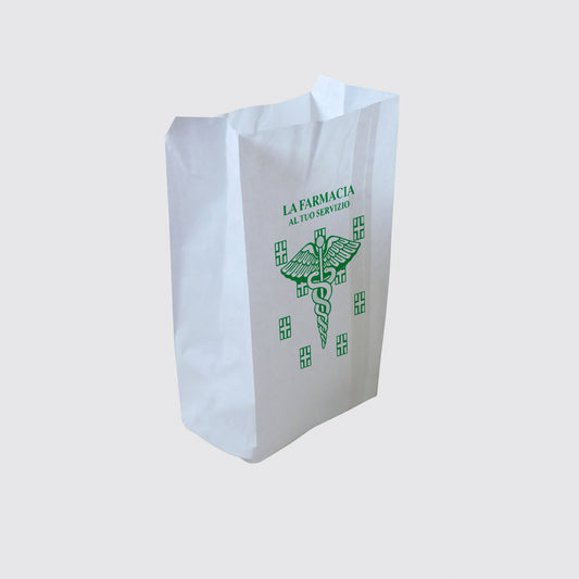 Sacchetti in carta bianco Linea Farmacia- Printcentral - - -