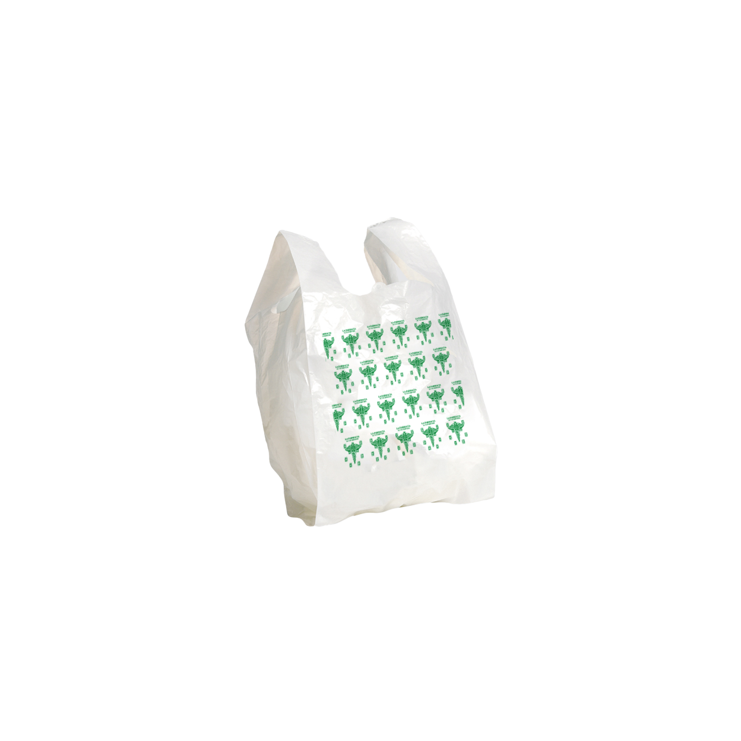 Shopper bio compostabili bianco Linea Farmacia- Printcentral - - -