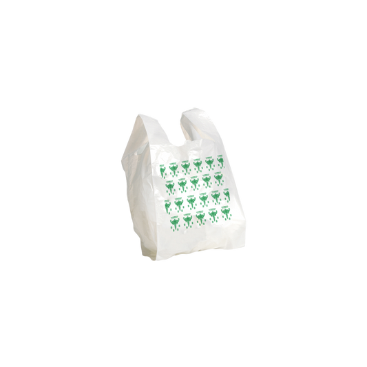 Shopper bio compostabili bianco Linea Farmacia- Printcentral - - -