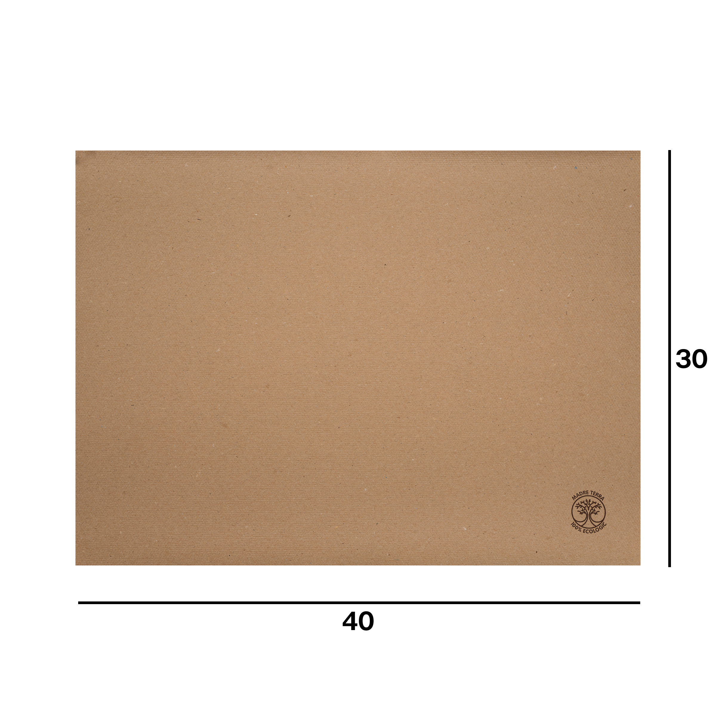 Tovagliette in carta Madre Terra naturale- Printcentral - - -