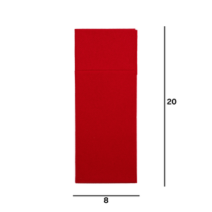 Tovaglioli Service fondo pieno rosso- Printcentral - - -