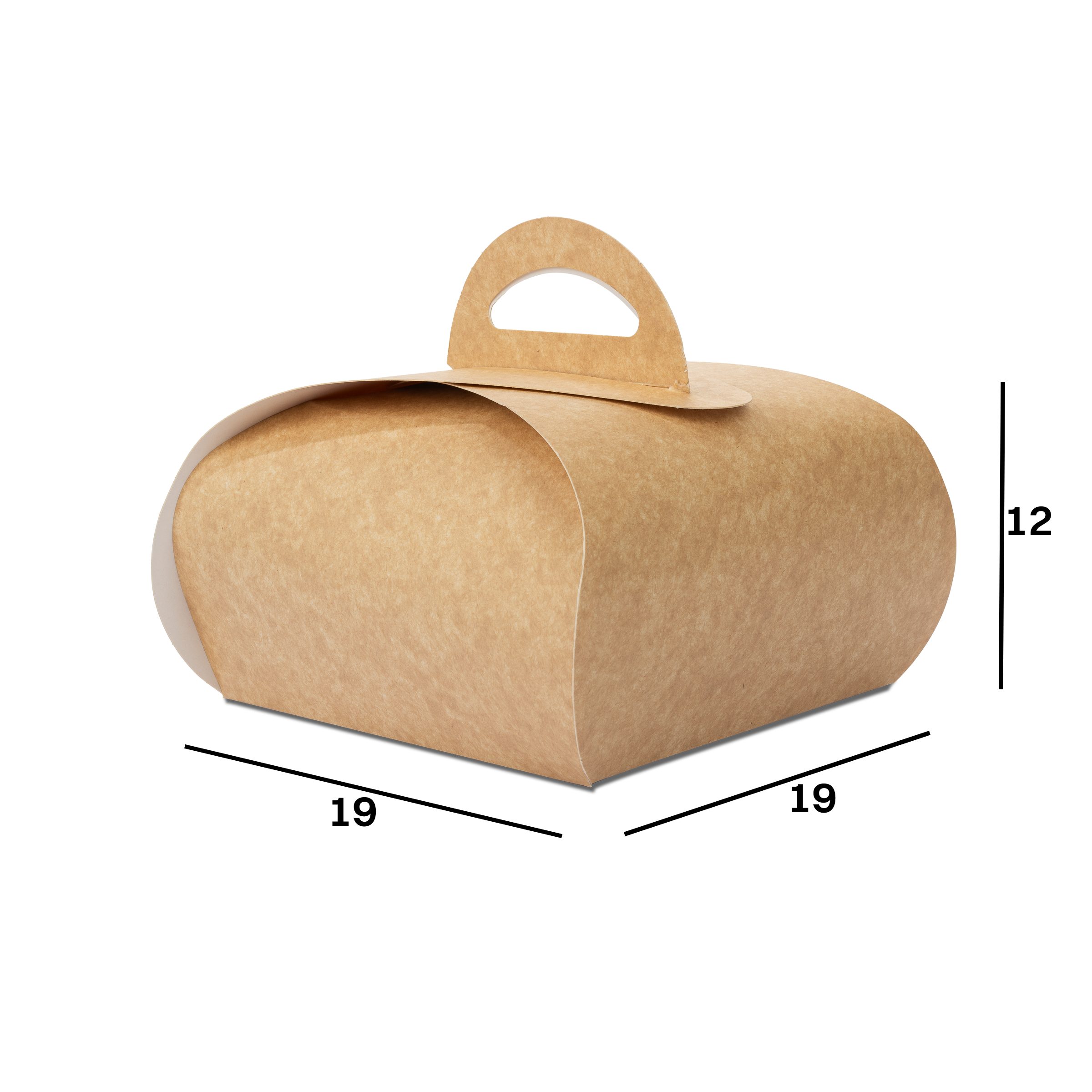 Scatole porta torta Petalo avana- Printcentral - - -