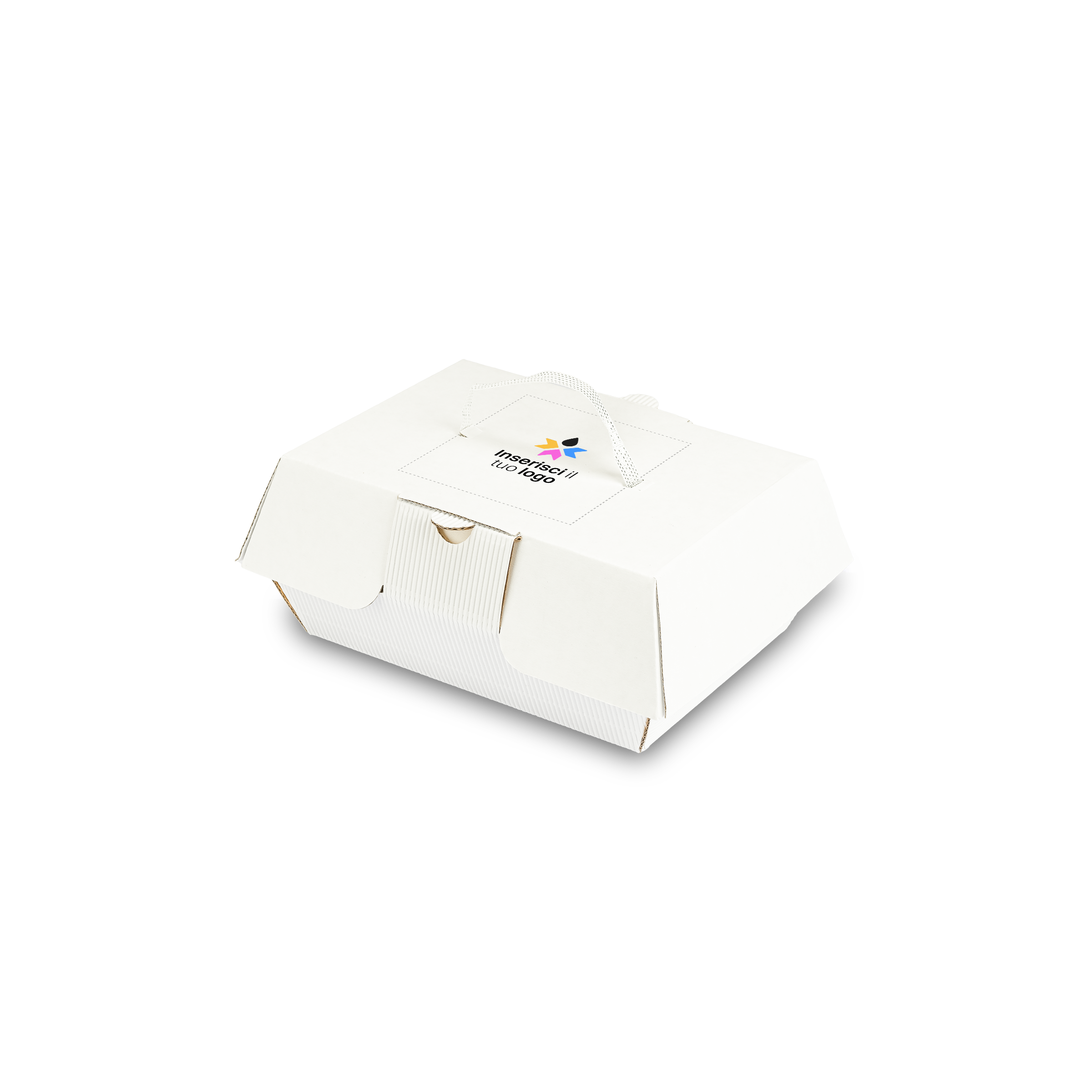 Scatole porta paste Cake Bag bianco- Printcentral - - -