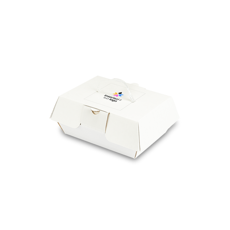 Scatole porta paste Cake Bag bianco- Printcentral - - -