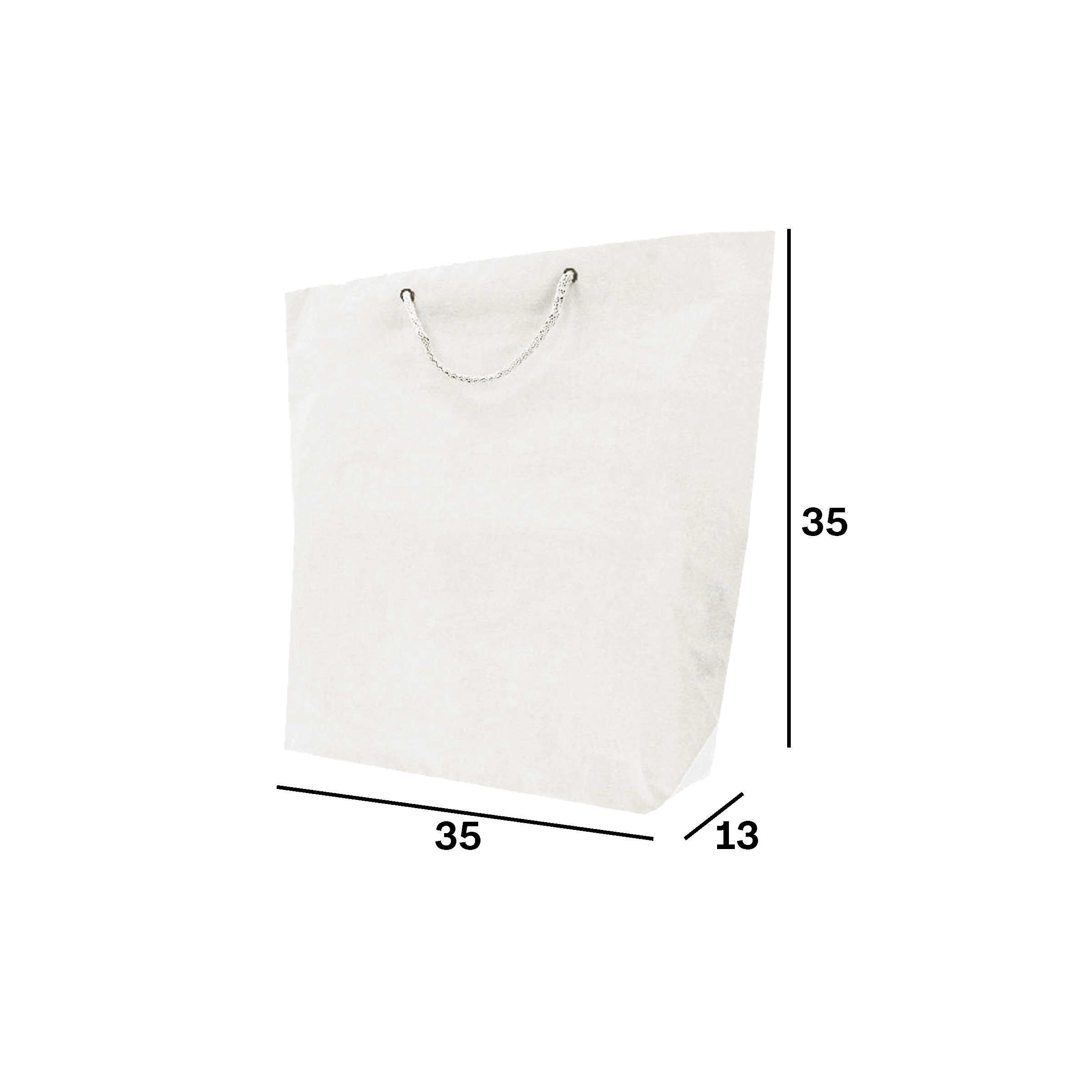 Shopper in carta bianco Cuba Bags Natale- Printcentral - - -
