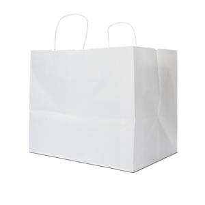 Shopper in carta Elegance Take away bianco- Printcentral - - -