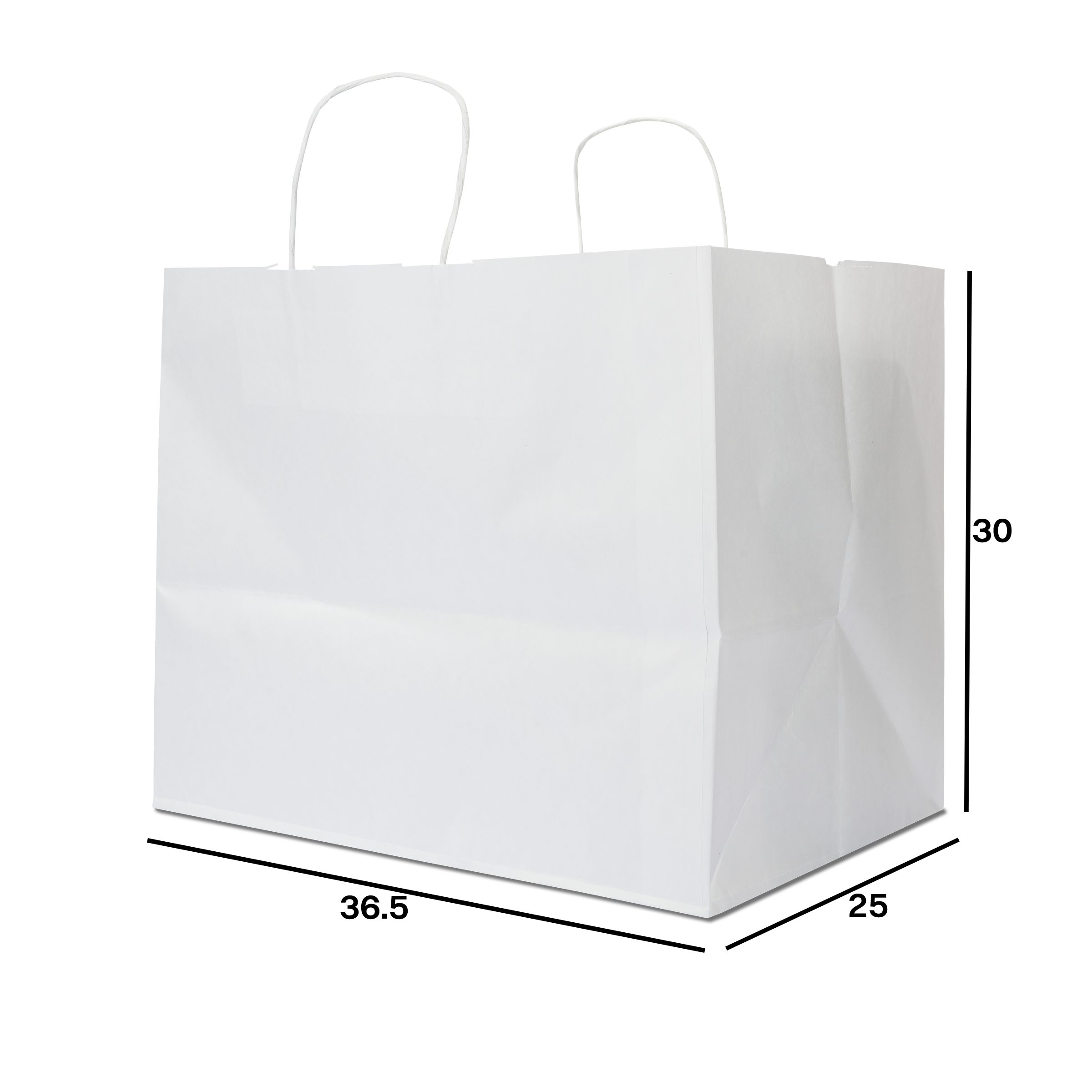 Shopper in carta Elegance Take away bianco- Printcentral - - -