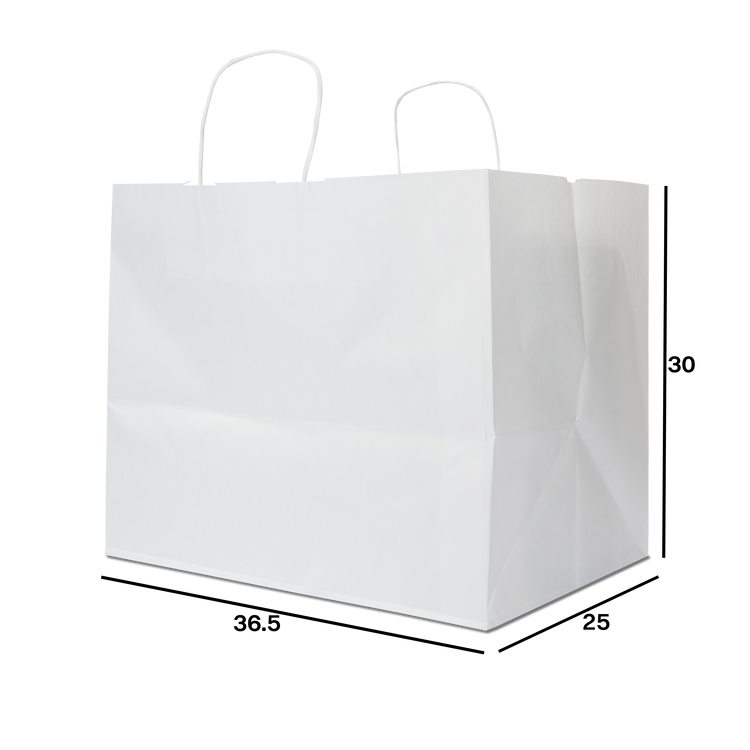 Shopper in carta Elegance Take away bianco- Printcentral - - -