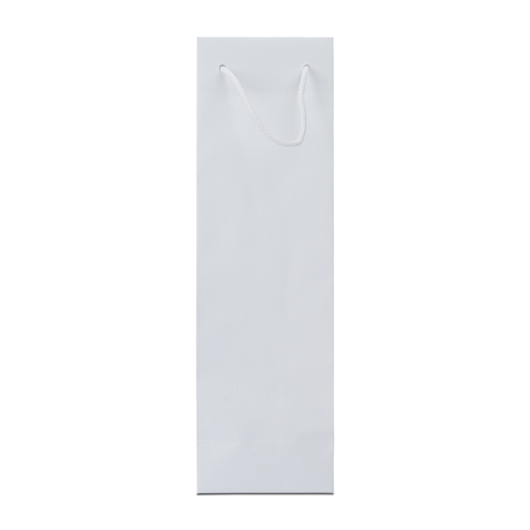Shopper in carta Portabottiglia Lux sealing bianco- Printcentral - - -