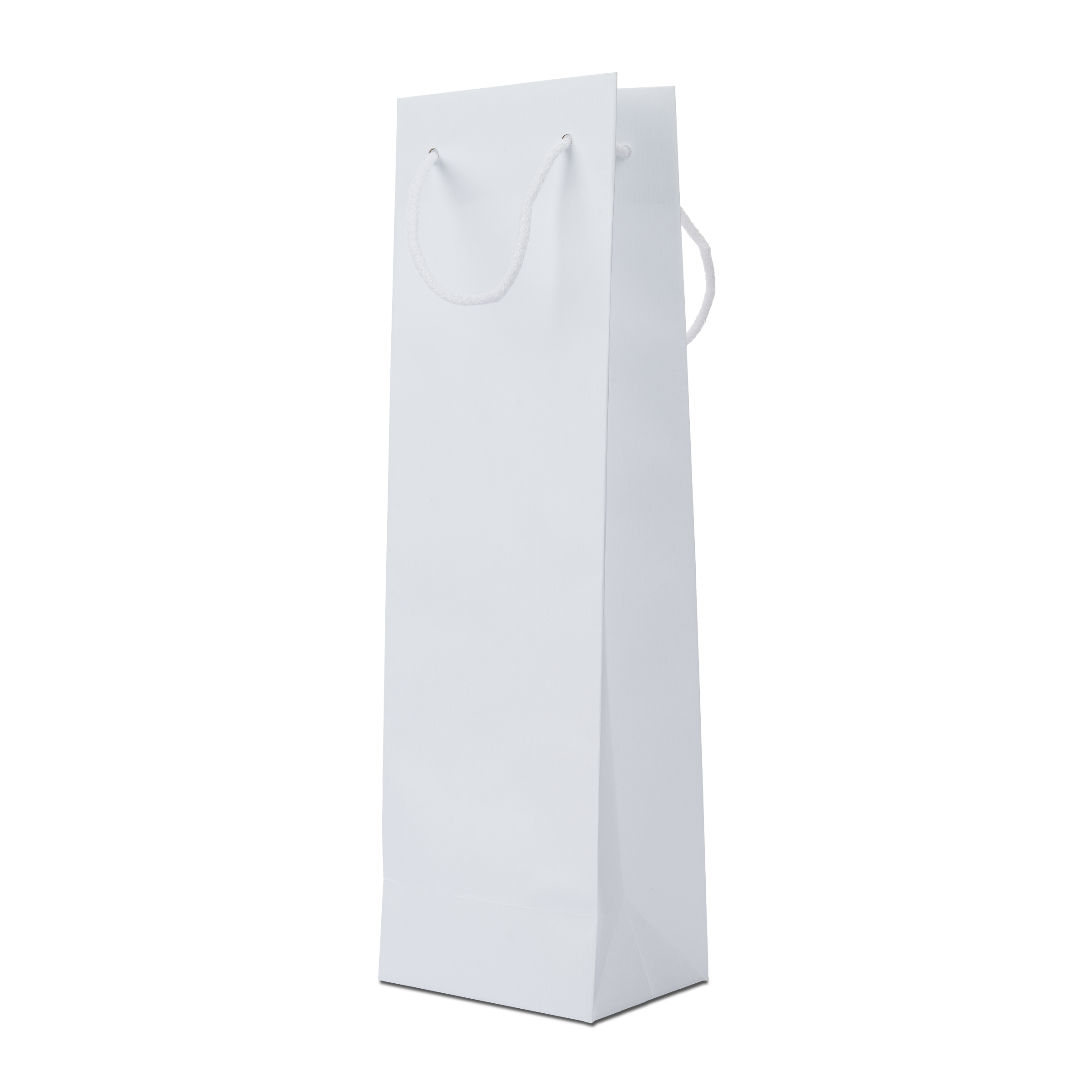 Shopper in carta Portabottiglia Lux sealing bianco- Printcentral - - -