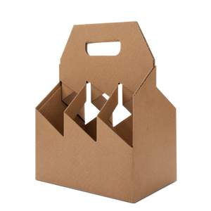 Scatole porta bottiglia avana- Printcentral - - -