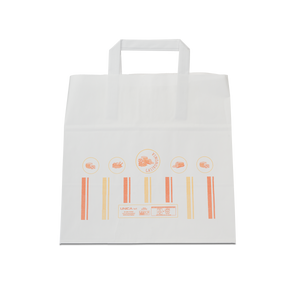 Shopper in carta Foodbag Gastronomia bianco- Printcentral - - -