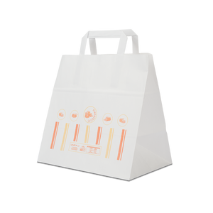 Shopper in carta Foodbag Gastronomia bianco- Printcentral - - -