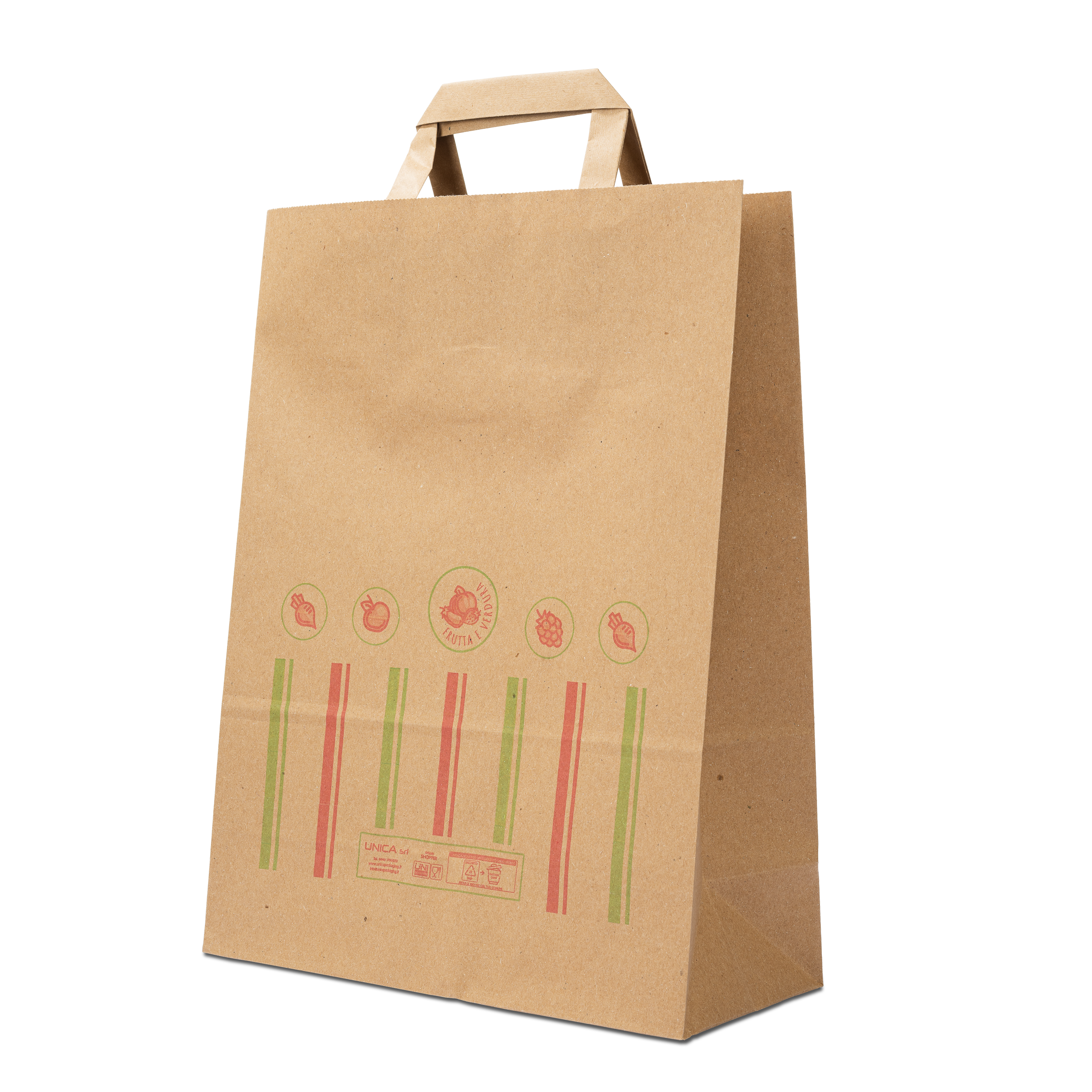 Shopper in carta Foodbag Frutta e verdura avana- Printcentral - - -