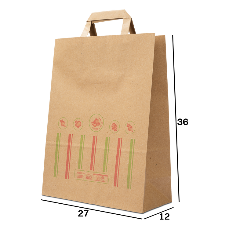 Shopper in carta Foodbag Frutta e verdura avana- Printcentral - - -