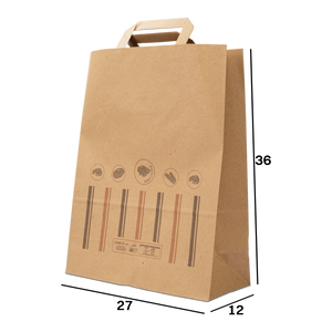 Shopper in carta Foodbag Panetteria avana- Printcentral - - -