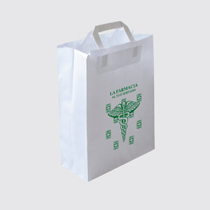 Shopper in carta bianco Linea Farmacia- Printcentral - - -