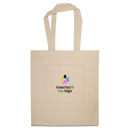 Shopper in cotone avana- Printcentral - - -