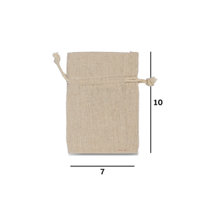 Sacchetti in cotone grezzo- Printcentral - - -