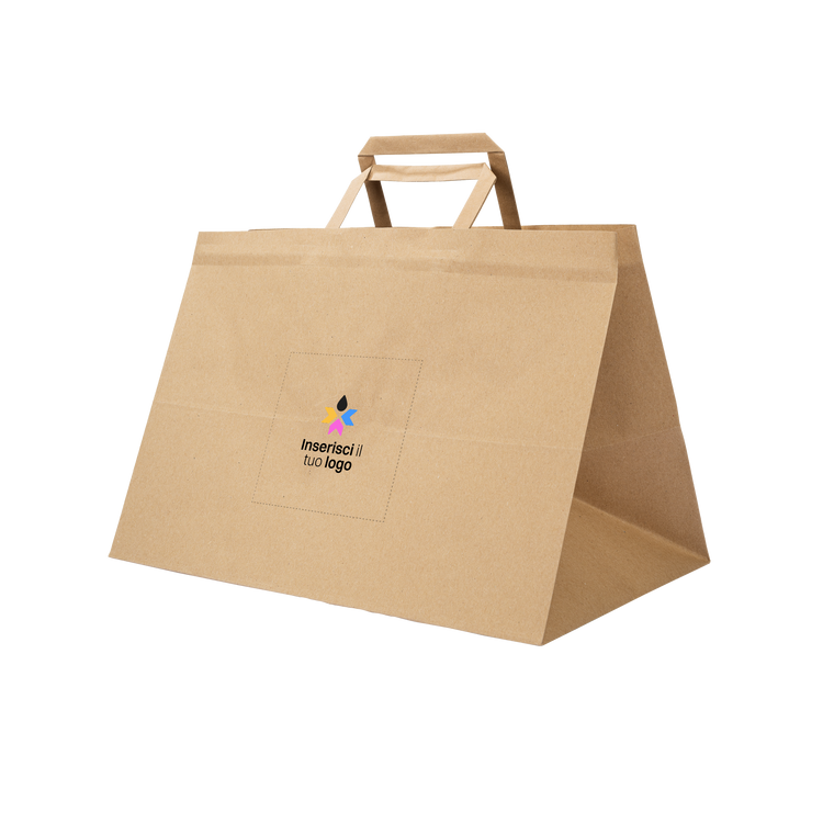 Shopper in carta Basic Take away avana- Printcentral - - -