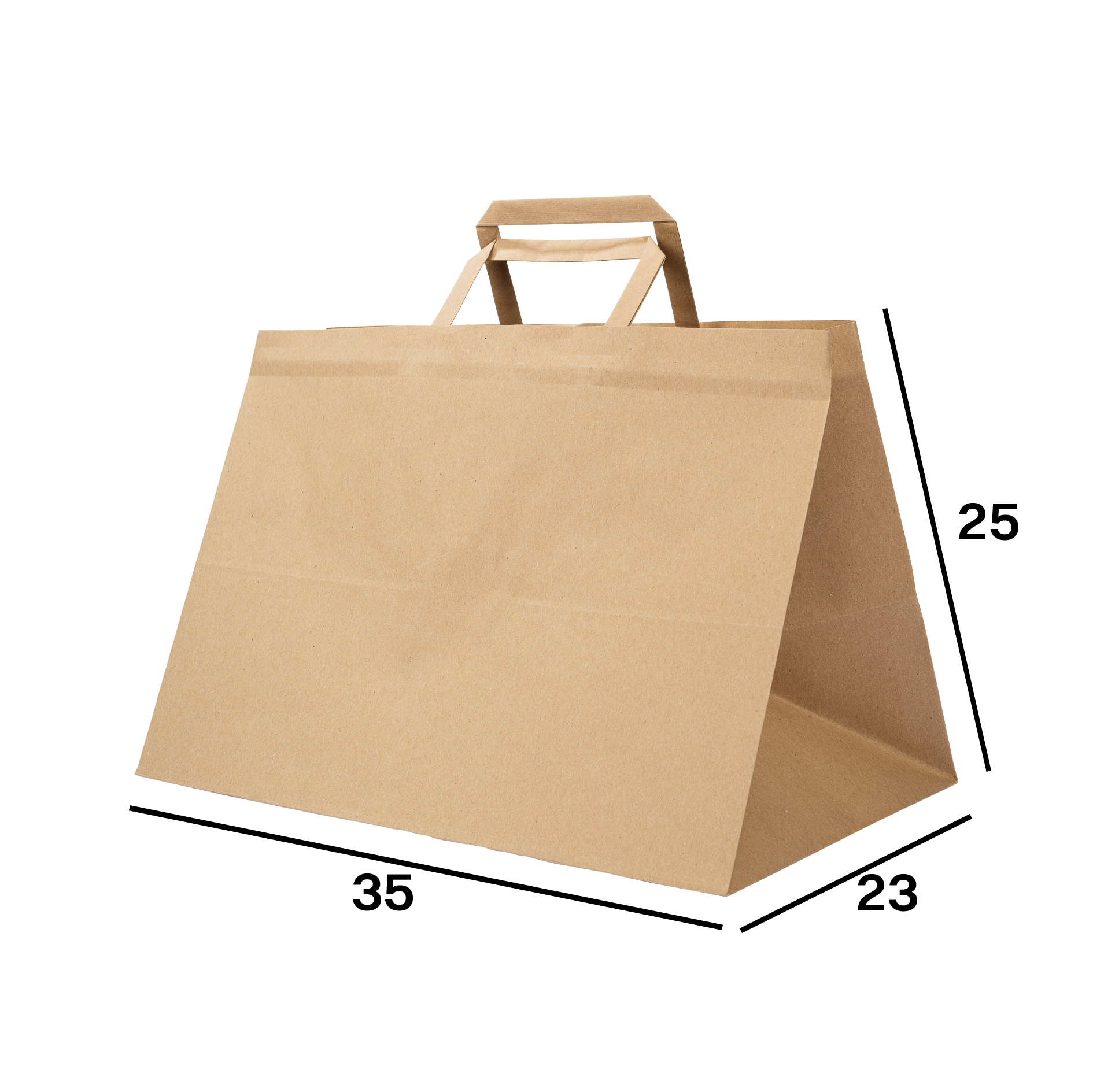 Shopper in carta Basic Take away avana- Printcentral - - -