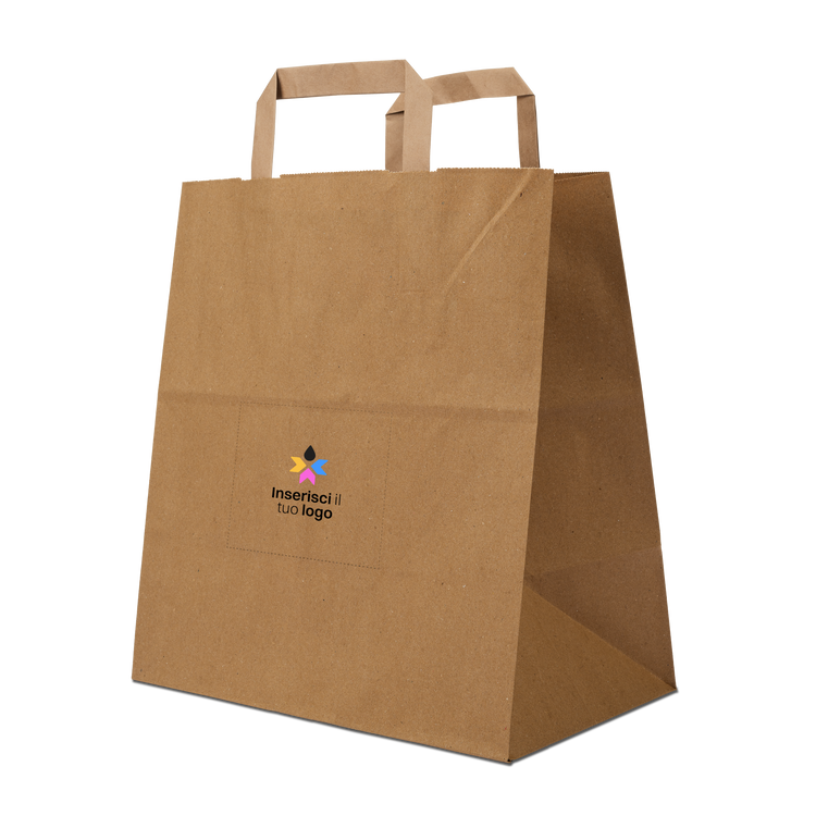Shopper in carta Basic Take away avana- Printcentral - - -