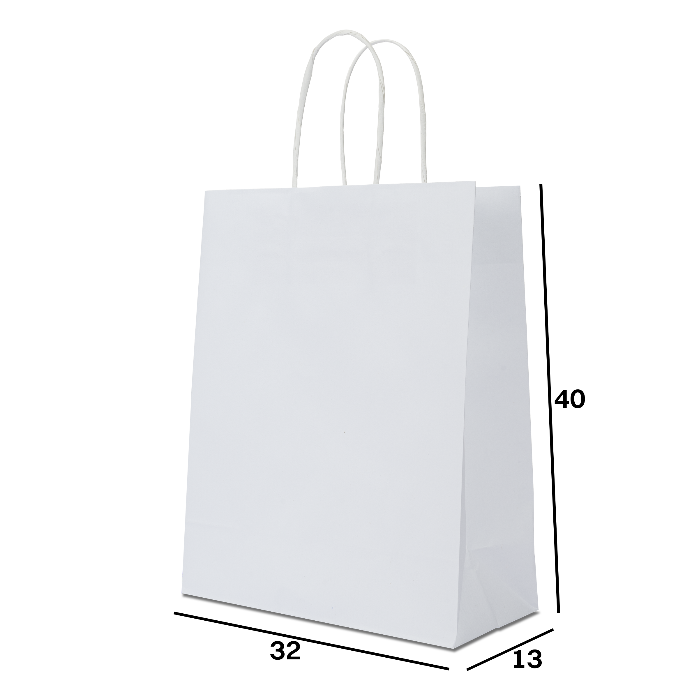 Shopper in carta Elegance sealing bianco- Printcentral - - -