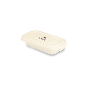 Contenitori + coperchio ovali avana- Printcentral - - -