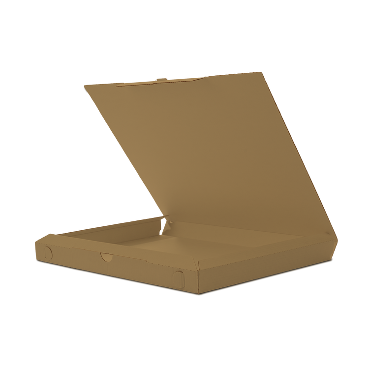 Scatola avana porta pizza 32,5x32,5x3cm- Printcentral - - -