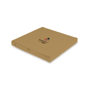 Scatola avana porta pizza 32,5x32,5x3cm- Printcentral - - -