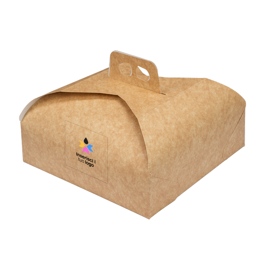 Scatole porta torta Standard avana- Printcentral - - -