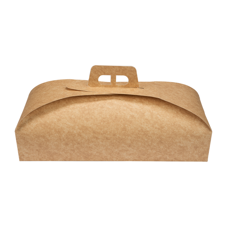 Scatole porta torta Rettangolari avana- Printcentral - - -