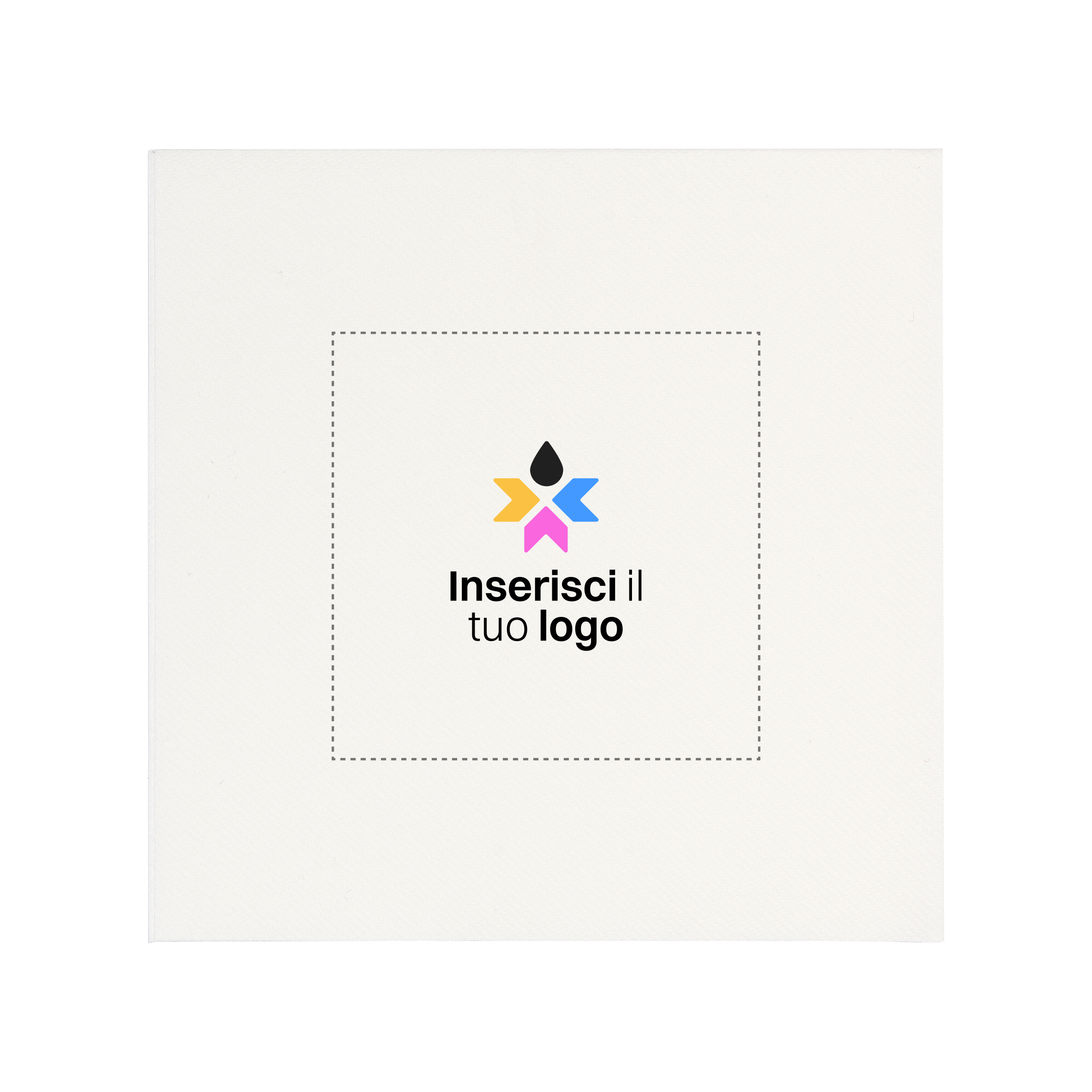 Tovaglioli microincollati fondo pieno bianco- Printcentral - - -