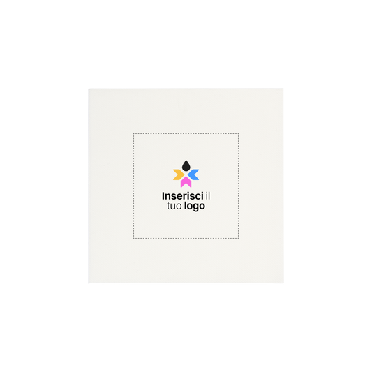 Tovaglioli microincollati fondo pieno bianco- Printcentral - - -