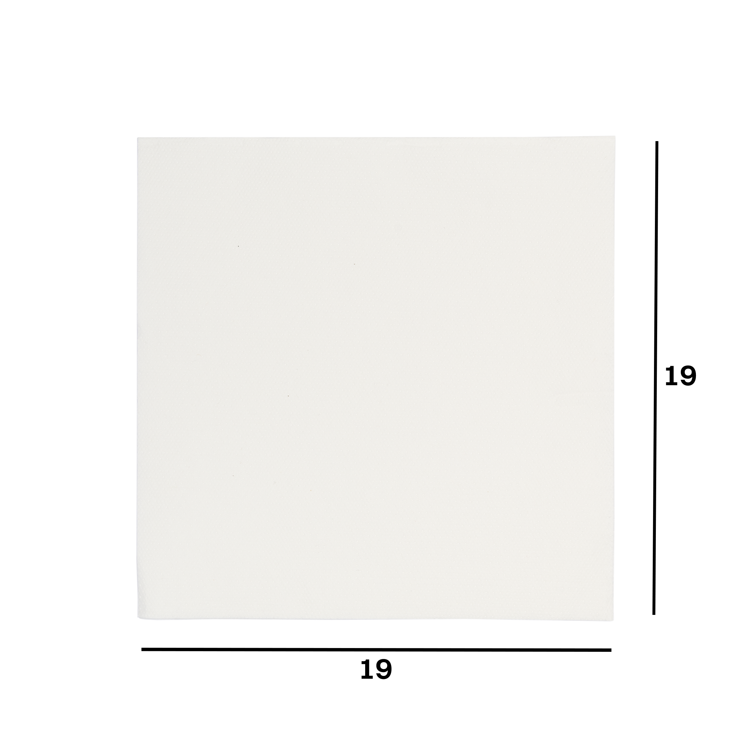 Tovaglioli microincollati fondo pieno bianco- Printcentral - - -