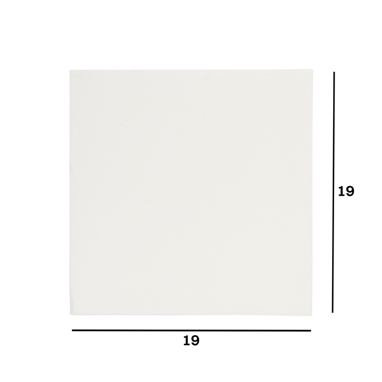 Tovaglioli microincollati fondo pieno bianco- Printcentral - - -